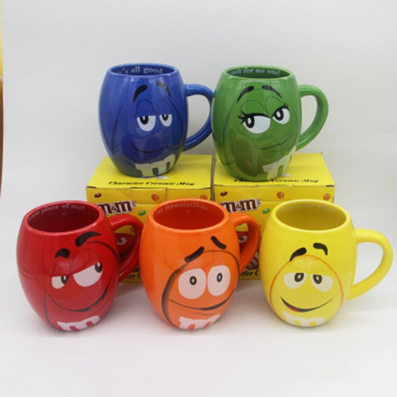 Orange M&M's Character Ceramic Mug In Box