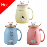 kitten coffee ceramic mugs