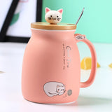 kitten coffee ceramic mugs