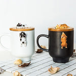 3D Corgi French Bulldog Ceramic Mugs