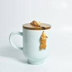 3D Corgi French Bulldog Ceramic Mugs