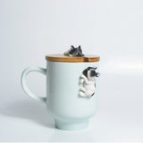 3D Corgi French Bulldog Ceramic Mugs