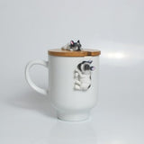 3D Corgi French Bulldog Ceramic Mugs