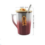 3D Corgi French Bulldog Ceramic Mugs