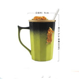 3D Corgi French Bulldog Ceramic Mugs