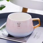 High Quality Large Letter Ceramic Coffee Mug